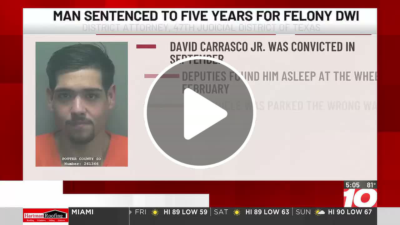Potter County jury sentences man to prison for 3rd DWI offense - NewsBreak