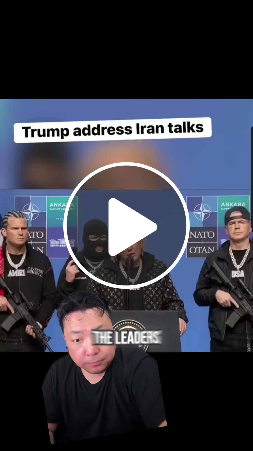 Donald Trump addresses the Iran talks #BreakingNews #Trending #Politics