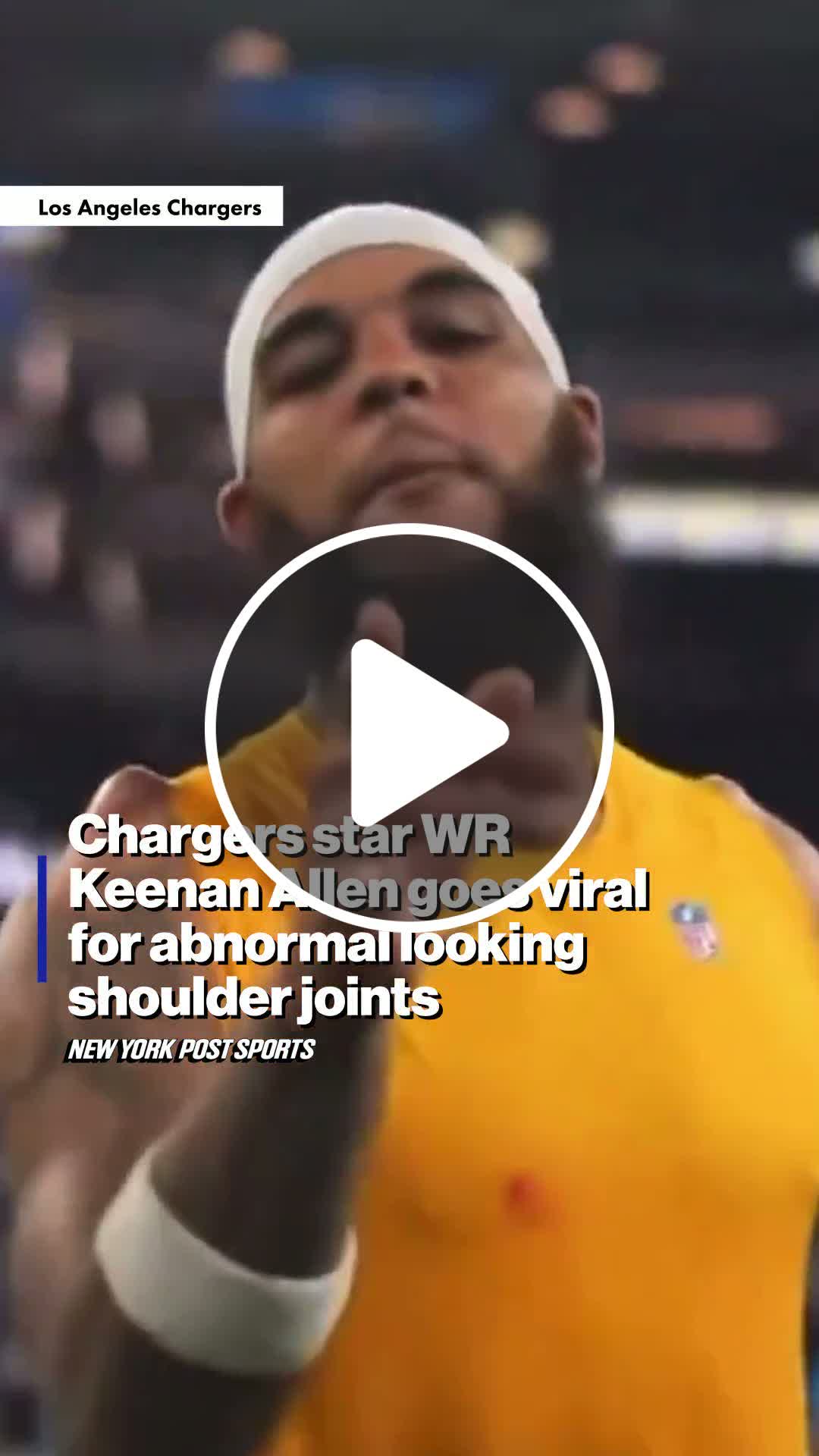 Chargers star WR Keenan Allen goes viral for abnormal looking shoulder ...
