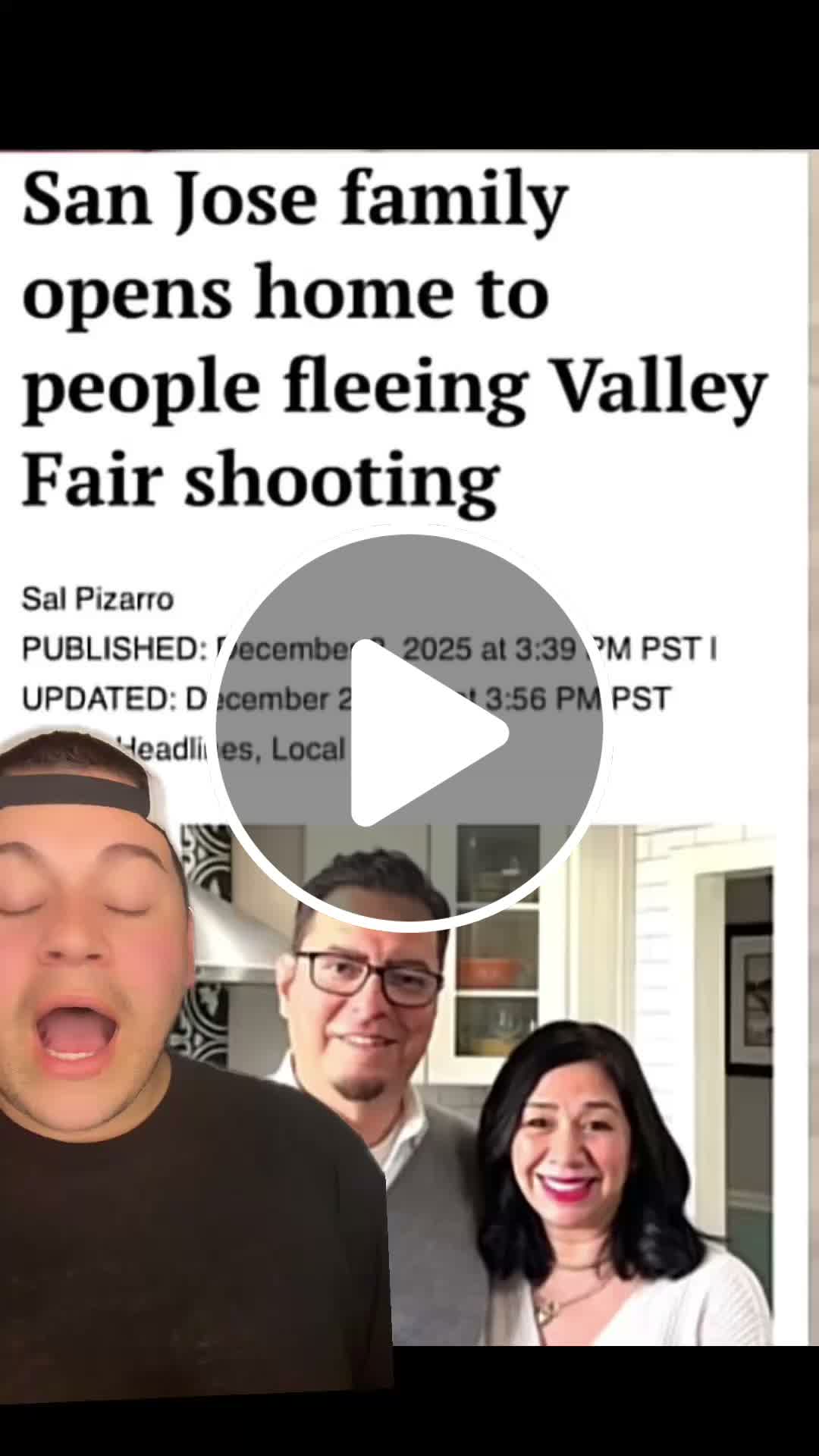 Latino couple opens home to 50 strangers during Valley Fair mall ...